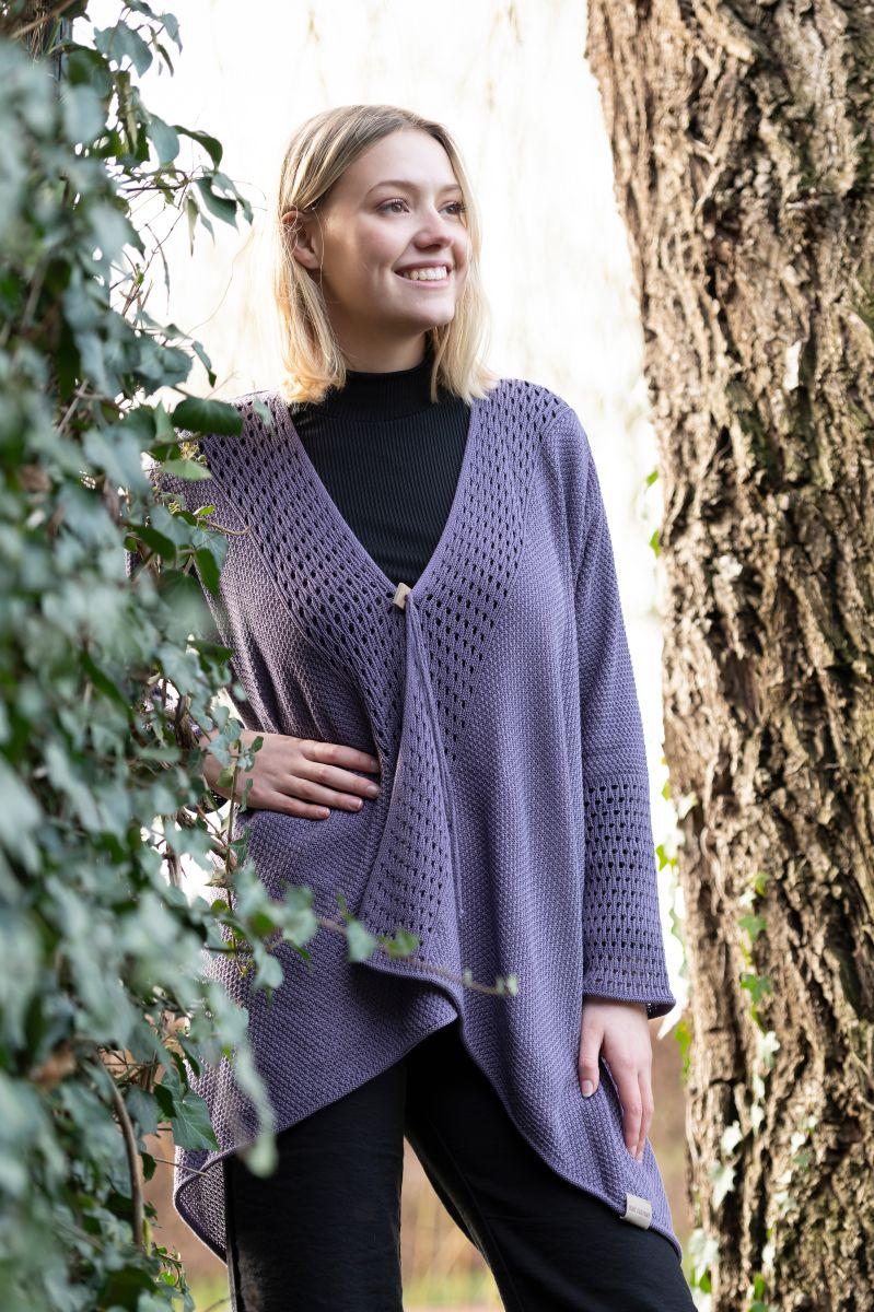 Knit Factory April Gebreid Vest Ecru - 36/38