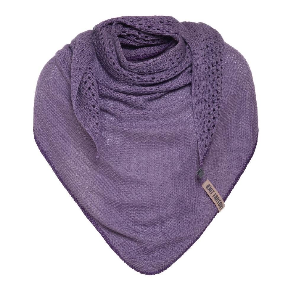 knit factory April Omslagdoek Violet