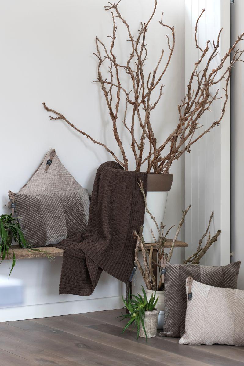 Knit Factory Beau Plaid Donkerbruin