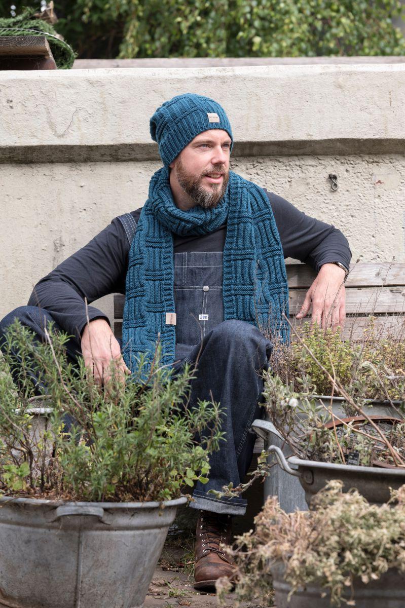 Knit Factory Bobby Sjaal Aubergine