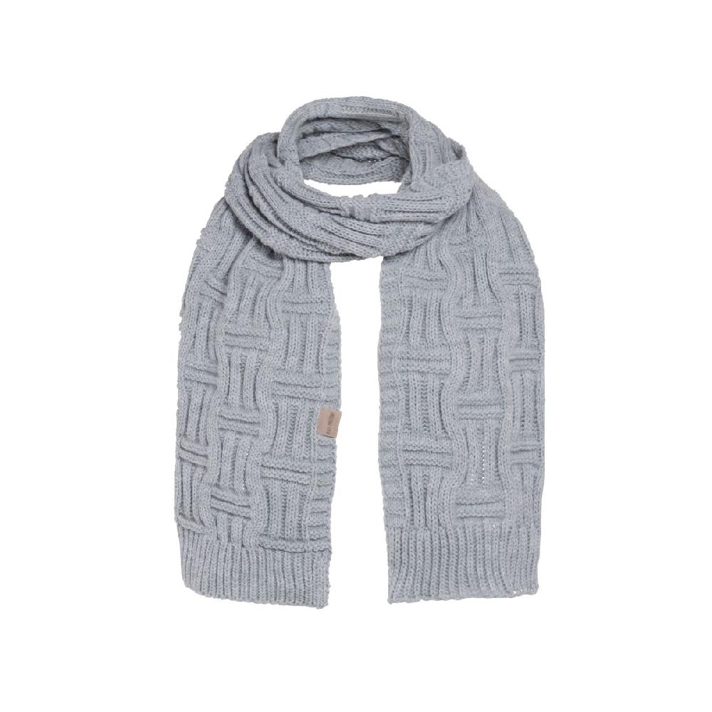 knit factory Bobby Sjaal Licht Grijs