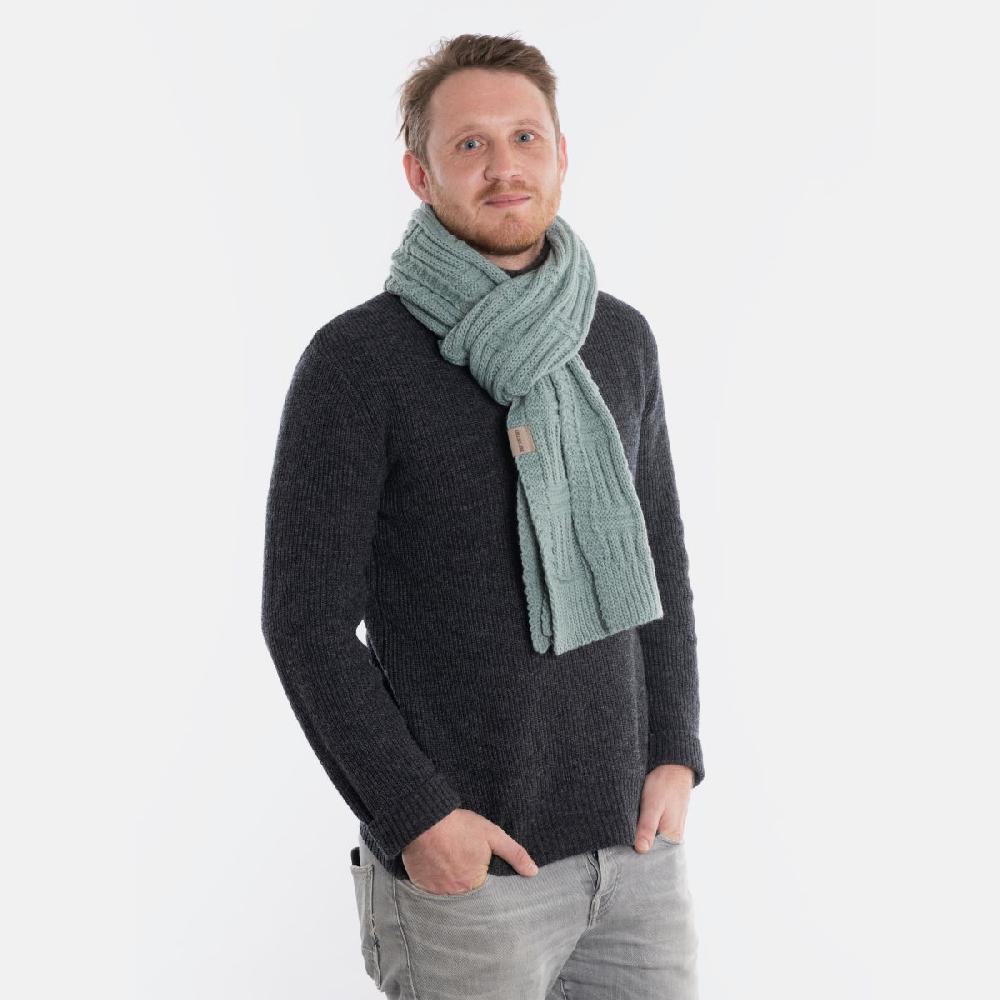 Knit Factory Bobby Sjaal Stone Green