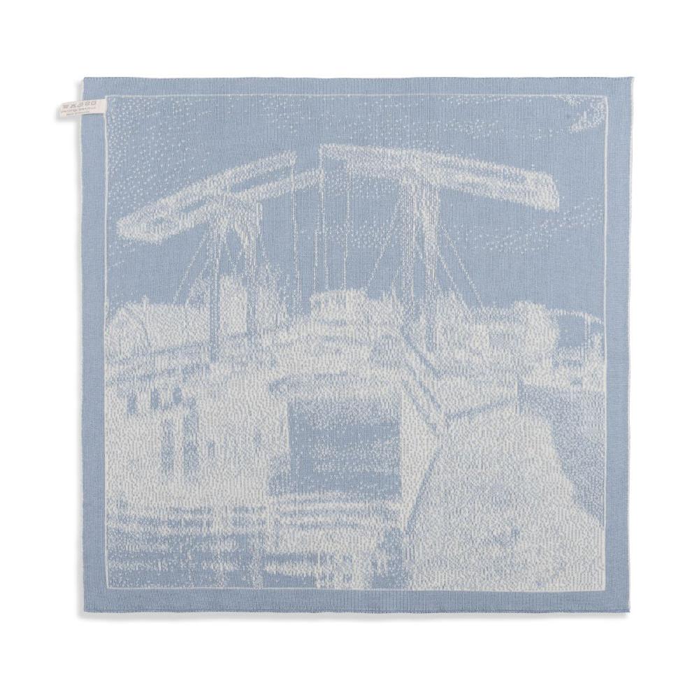 Knit Factory Brug Keukendoek Ecru/Licht Grijs