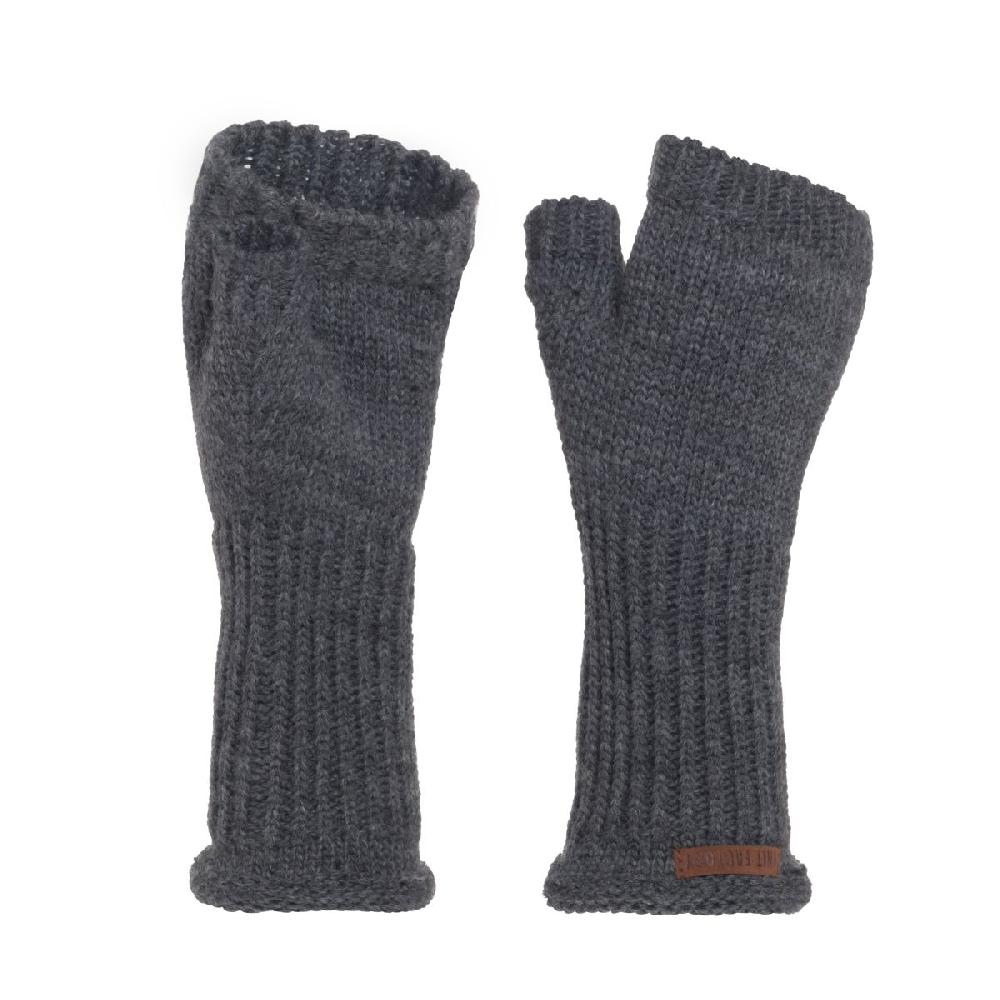 knit factory Cleo Handschoenen Antraciet