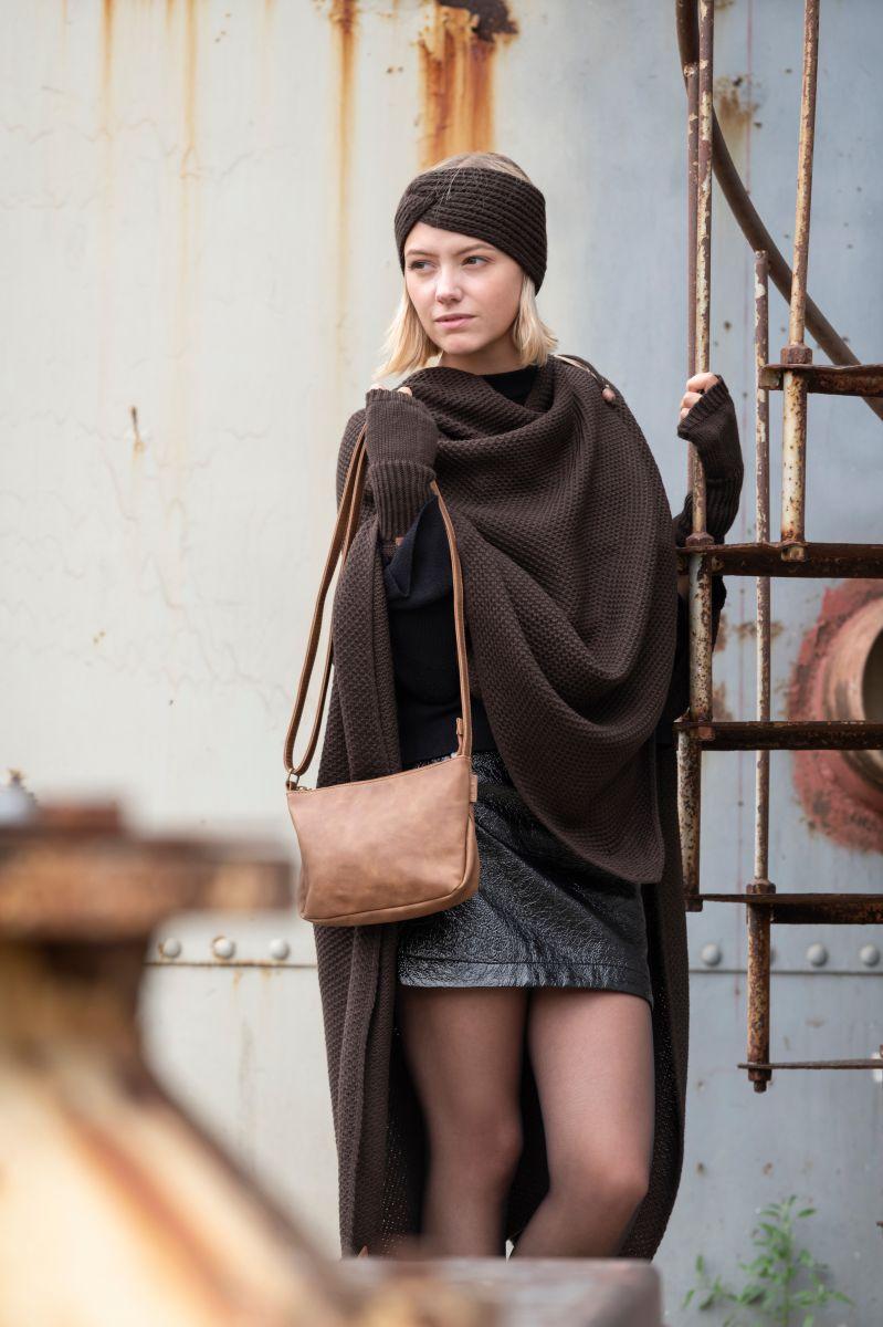 Knit Factory Cleo Handschoenen Donkerbruin