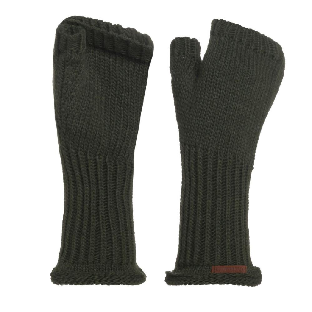 knit factory Cleo Handschoenen Khaki