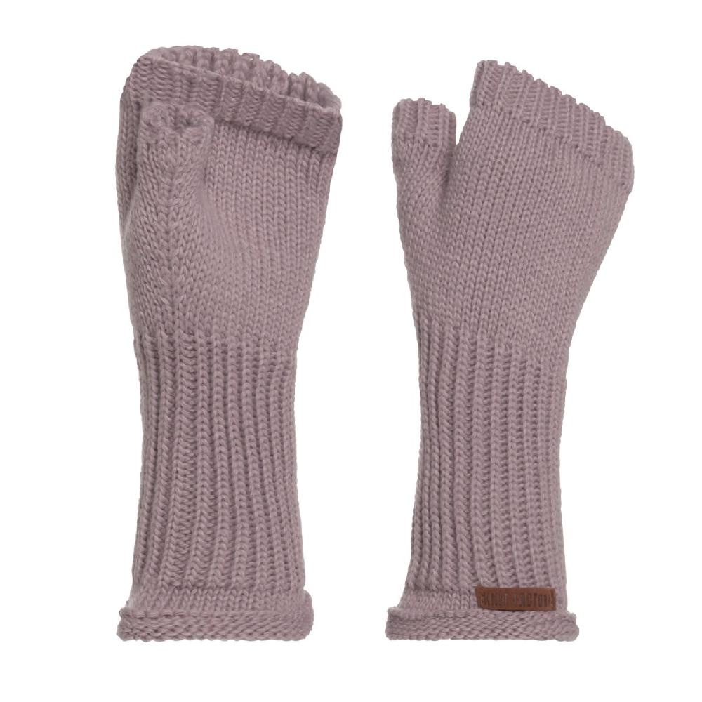 knit factory Cleo Handschoenen Mauve