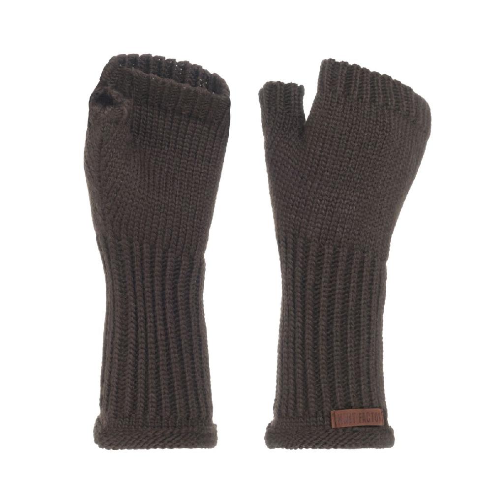 knit factory Cleo Handschoenen Taupe