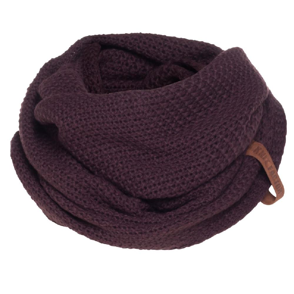 knit factory Coco Colsjaal Aubergine