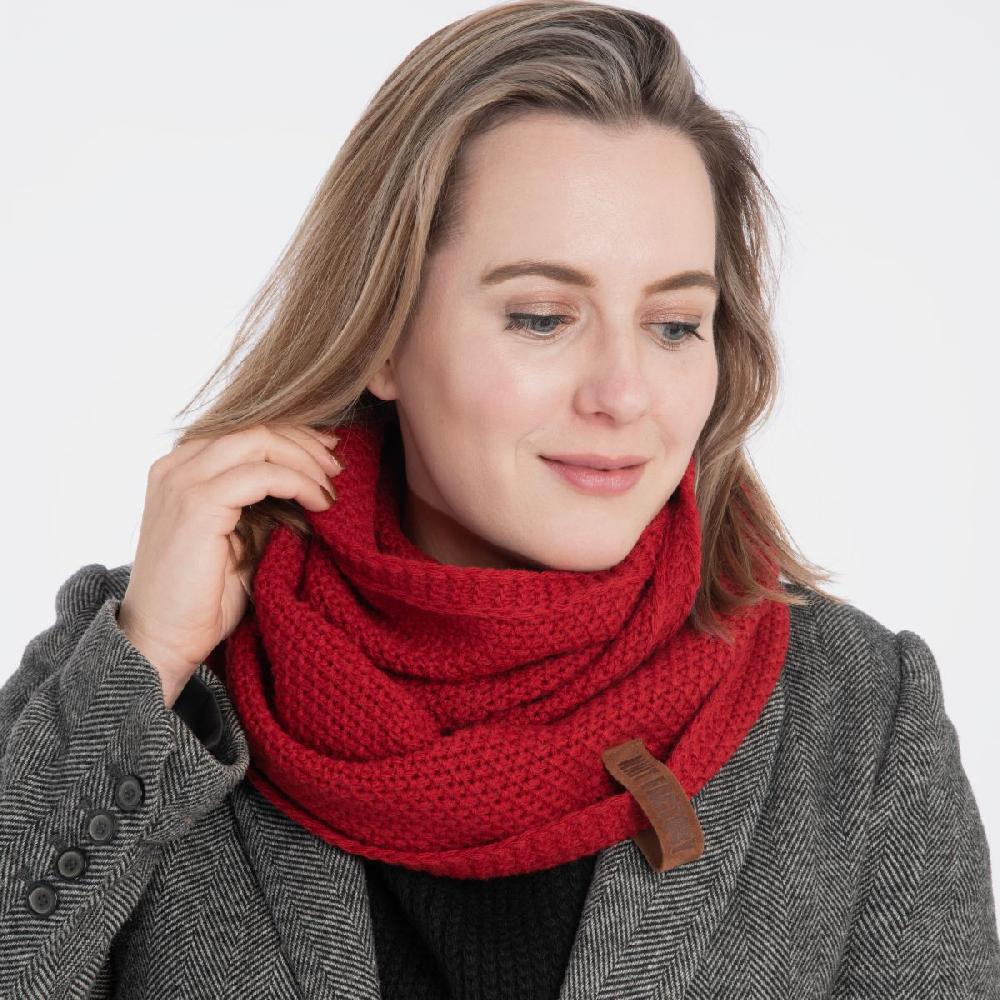 Knit Factory Coco Colsjaal Bordeaux