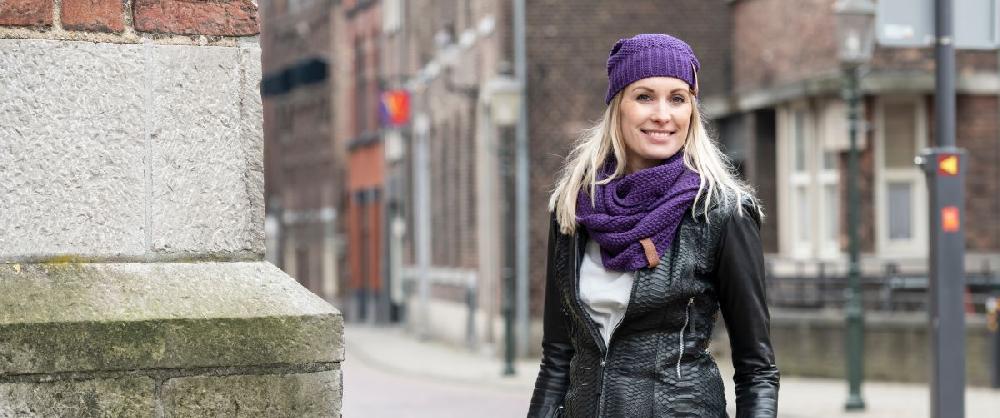 Knit Factory Coco Muts Purple