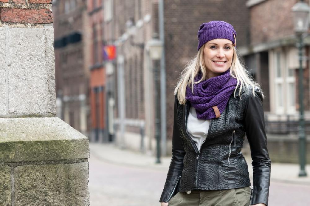 Knit Factory Coco Muts Purple