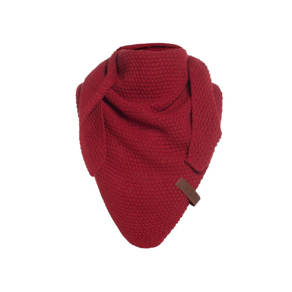 knit factory Coco Omslagdoek Junior Bordeaux