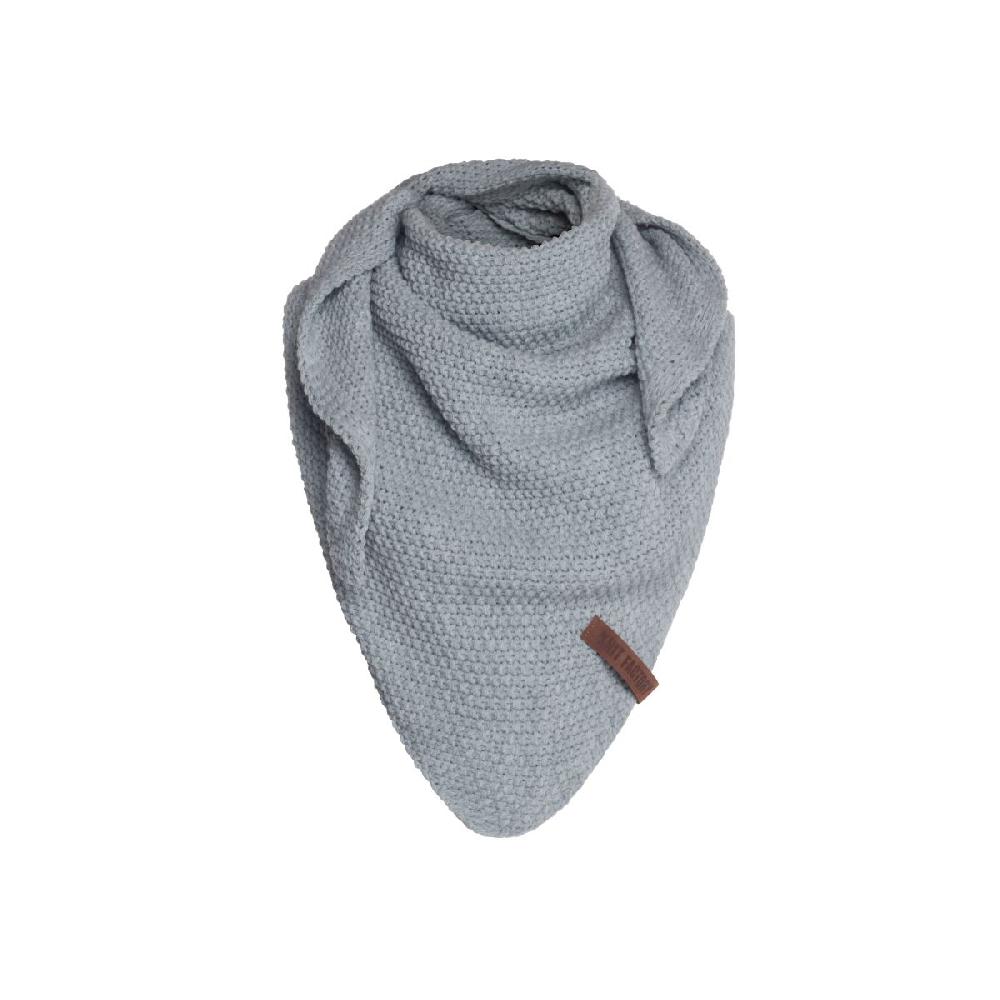 knit factory Coco Omslagdoek Junior Licht Grijs