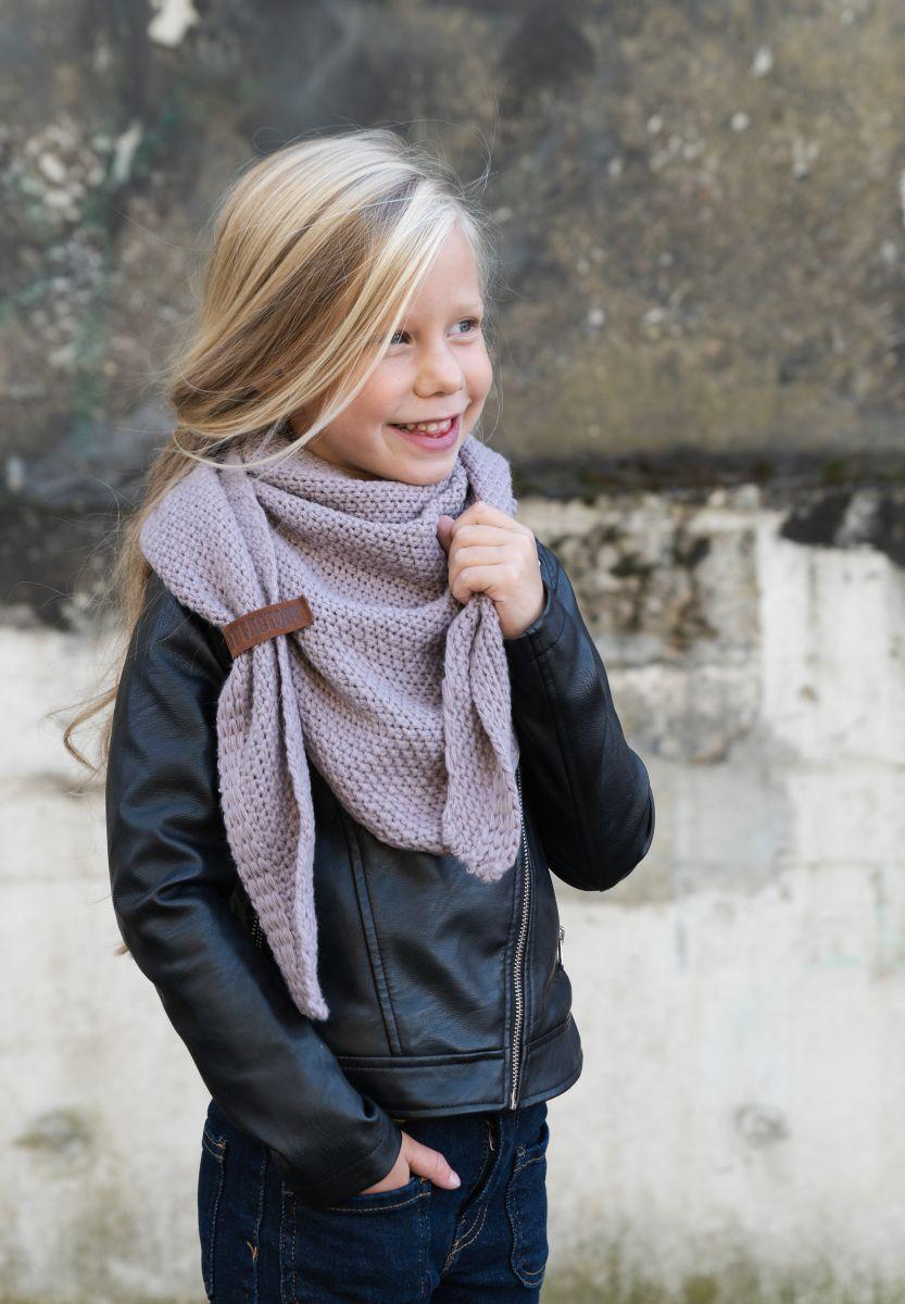 Knit Factory Coco Omslagdoek Junior Mauve