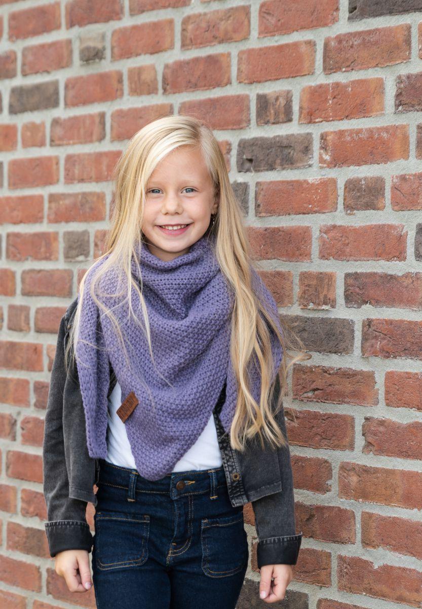Knit Factory Coco Omslagdoek Junior Violet