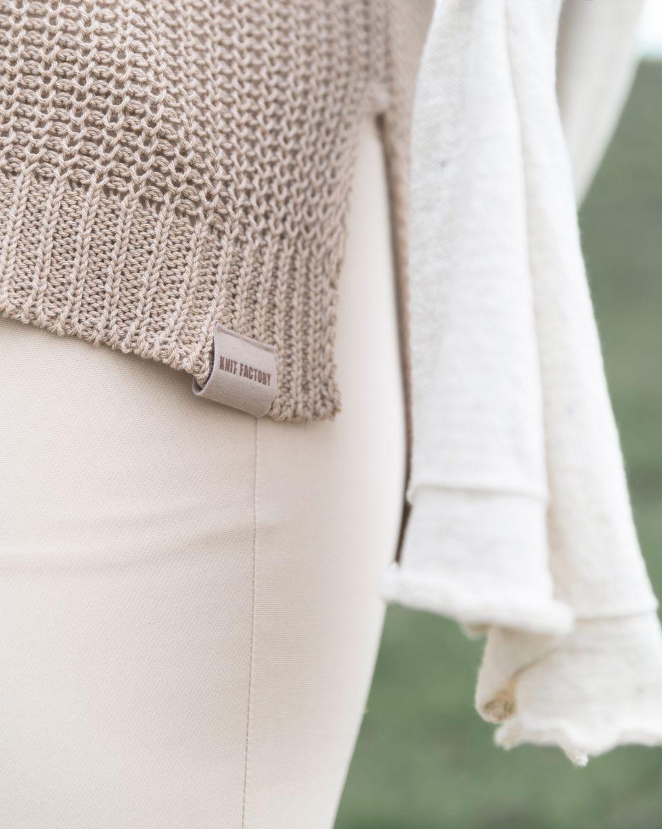 Knit Factory Daisy V-Hals Trui Zwart - 36/44