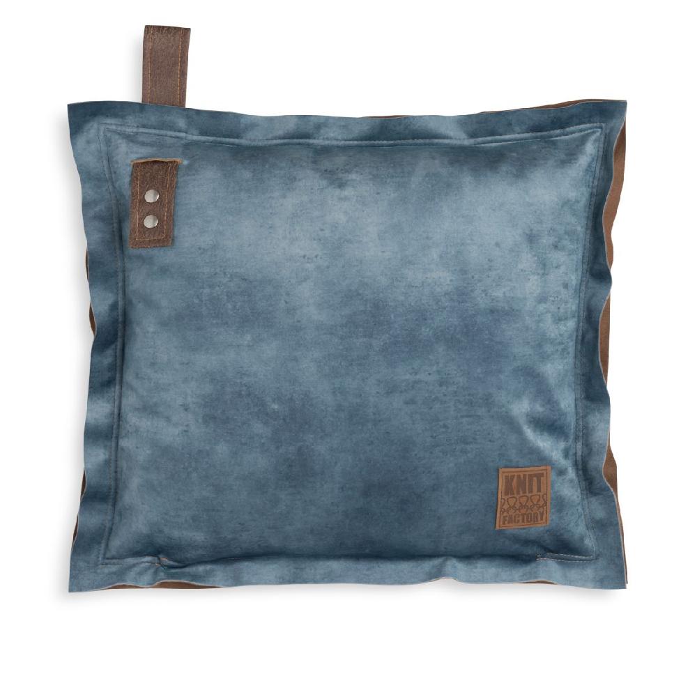 knit factory Dax Kussen Jeans - 50x50