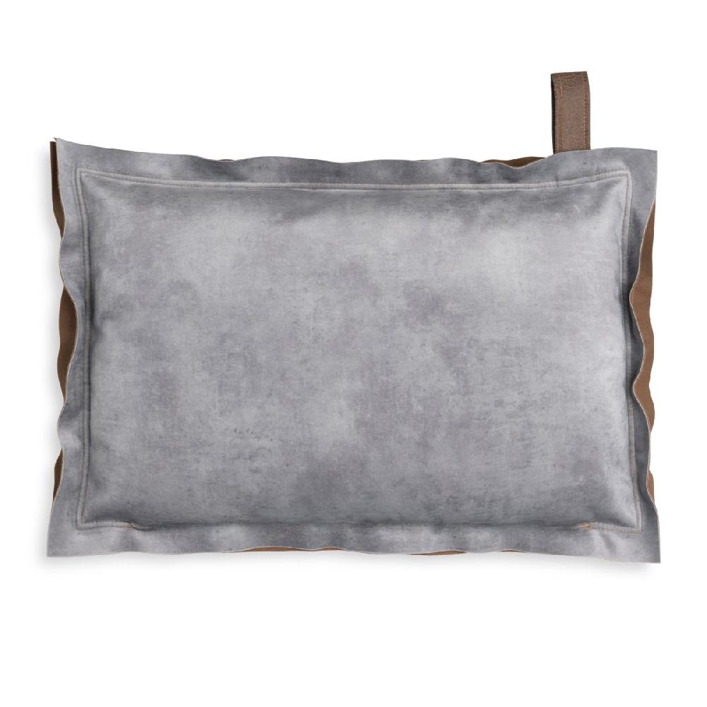 Knit Factory Dax Kussen Licht Grijs - 60x40