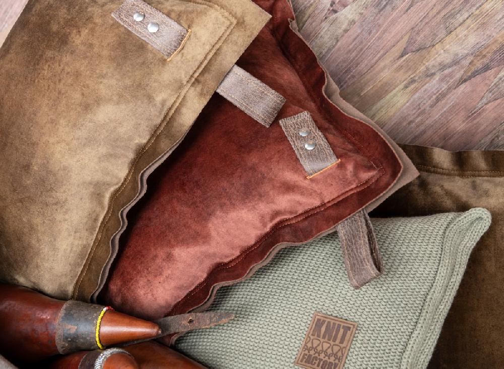 Knit Factory Dax Kussen New Camel - 60x40