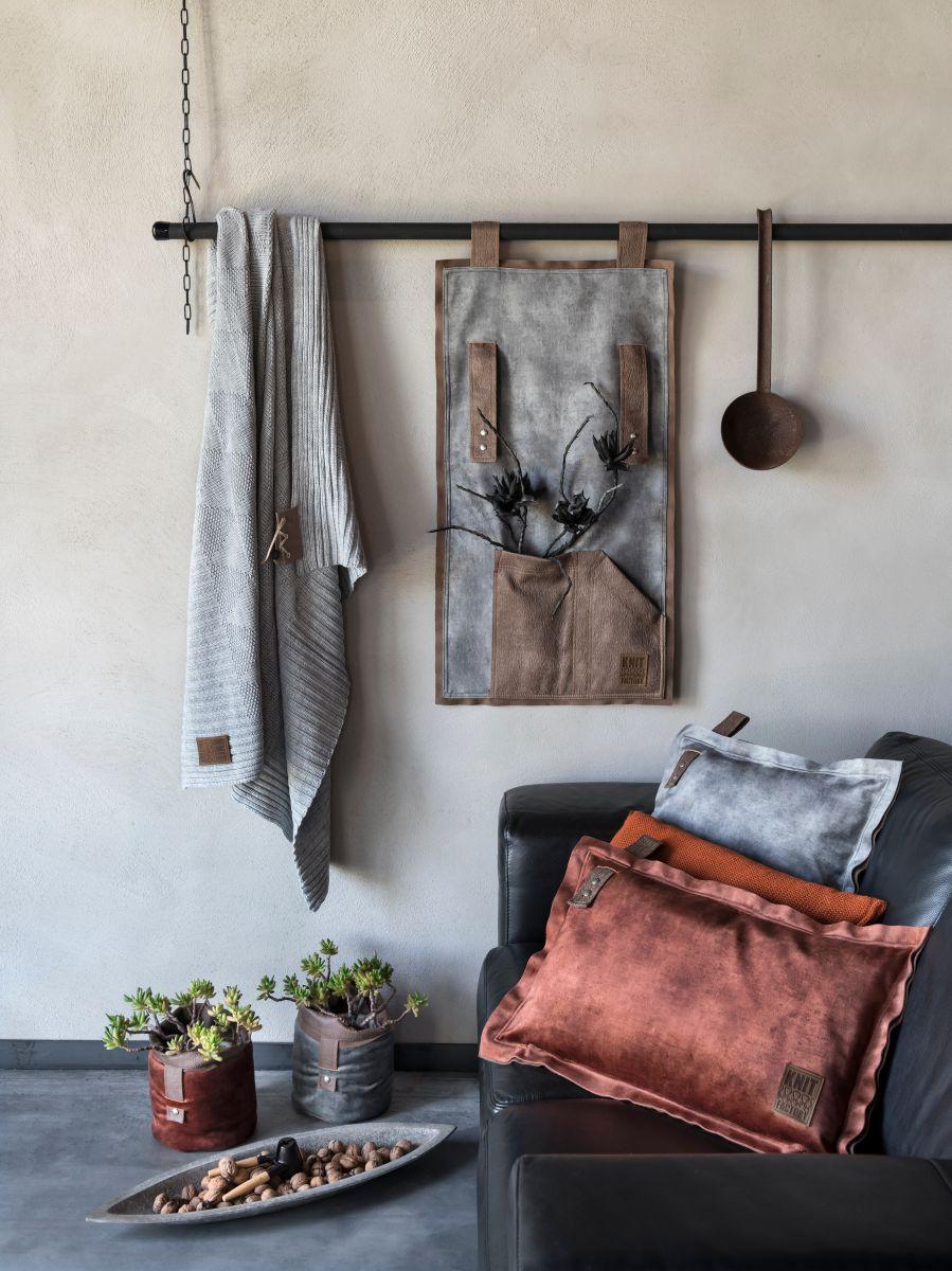 Knit Factory Dax Pocket Antraciet