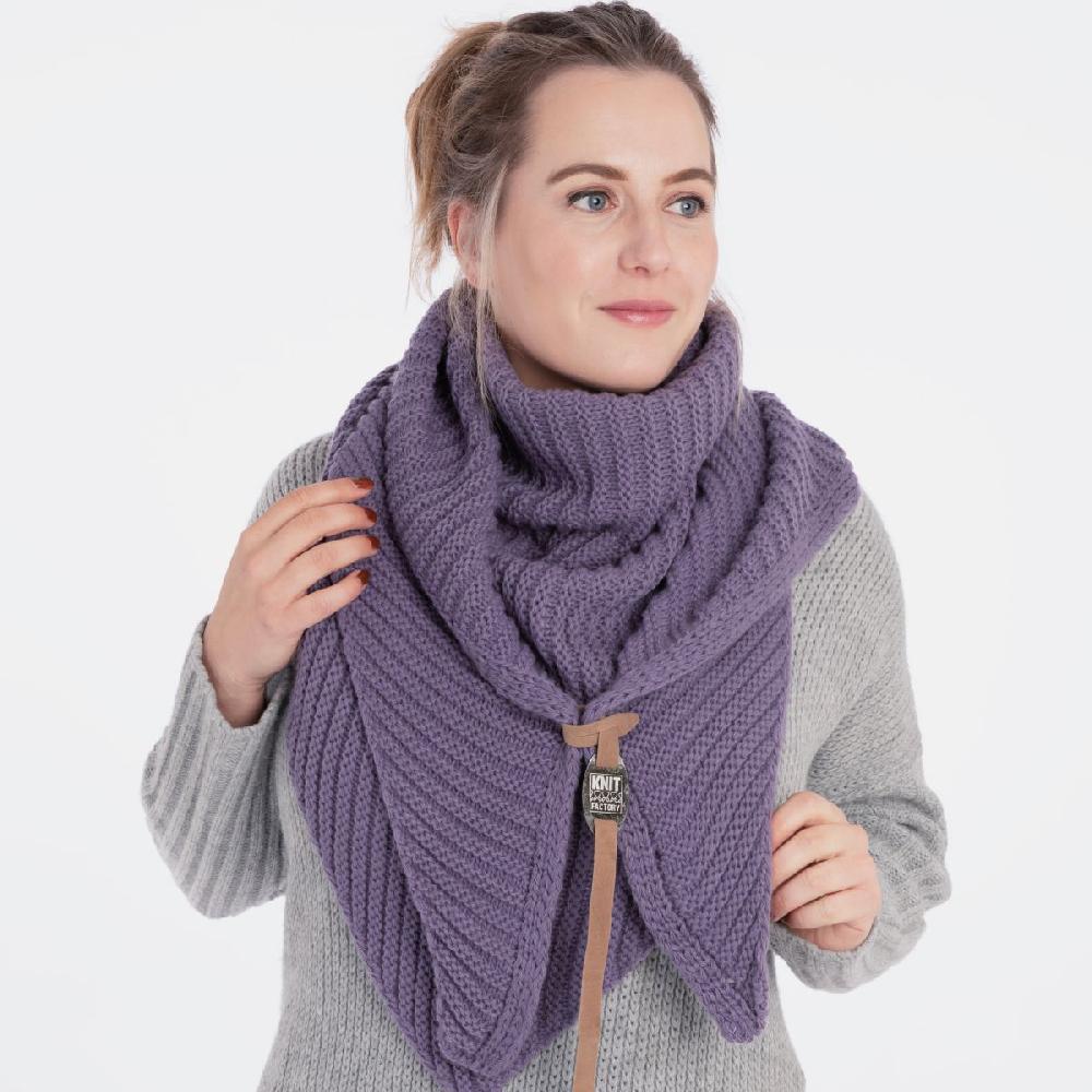 Knit Factory Demy Omslagdoek Violet