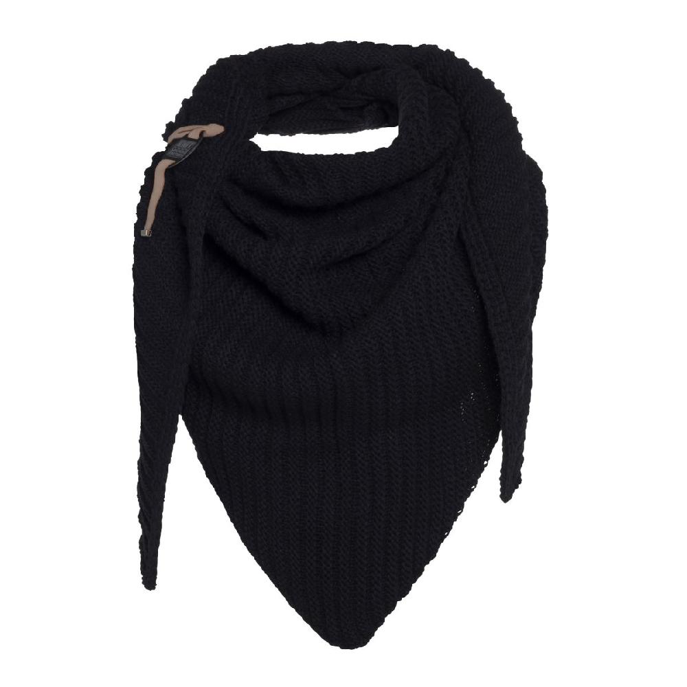 knit factory Demy Omslagdoek Zwart