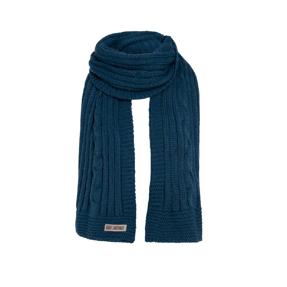 knit factory Elin Sjaal Petrol