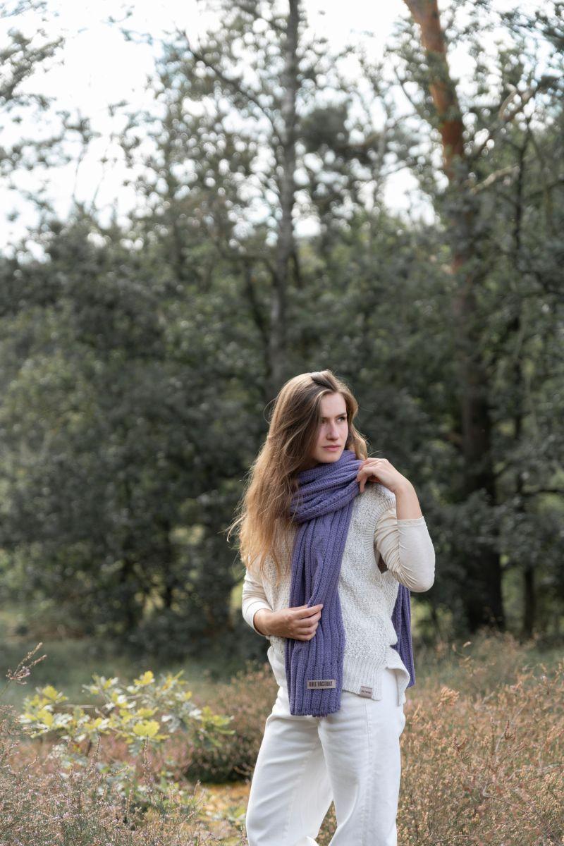 Knit Factory Elin Sjaal Violet