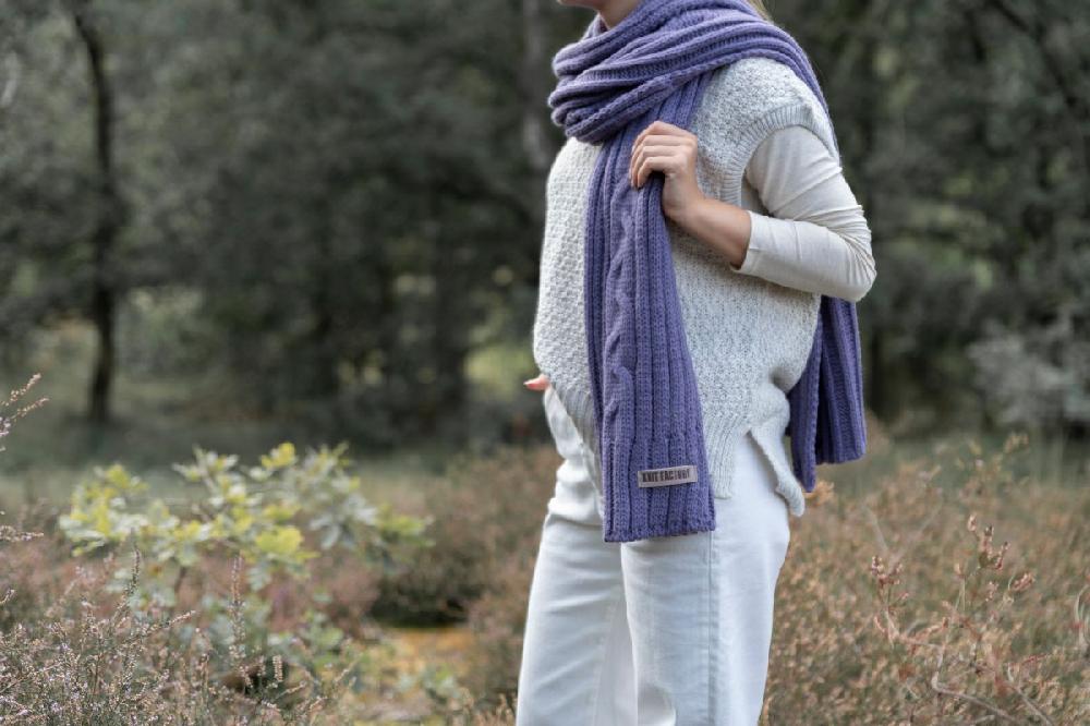 Knit Factory Elin Sjaal Violet