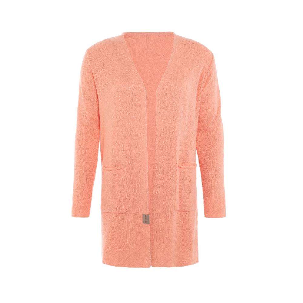 knit factory Ella Gebreid Vest Apricot - 36/38