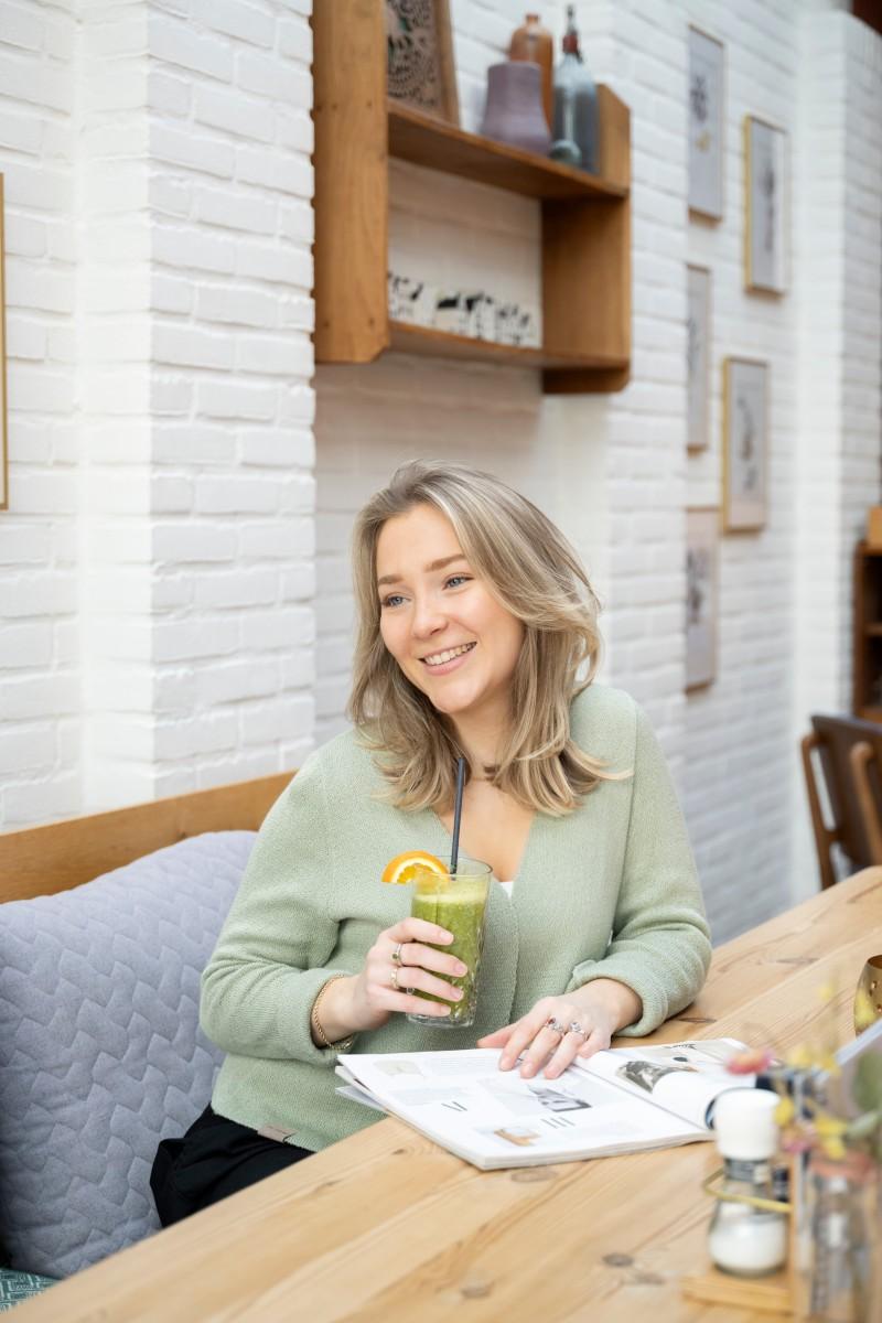 Knit Factory Ella Kort Gebreid Vest Beige - 36/38