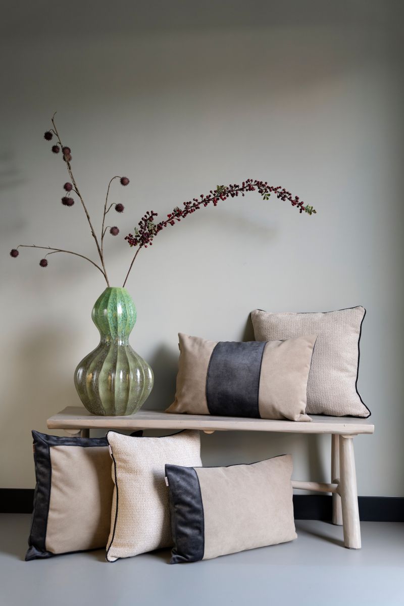 Knit Factory Flint Kussen Beige - 50x50