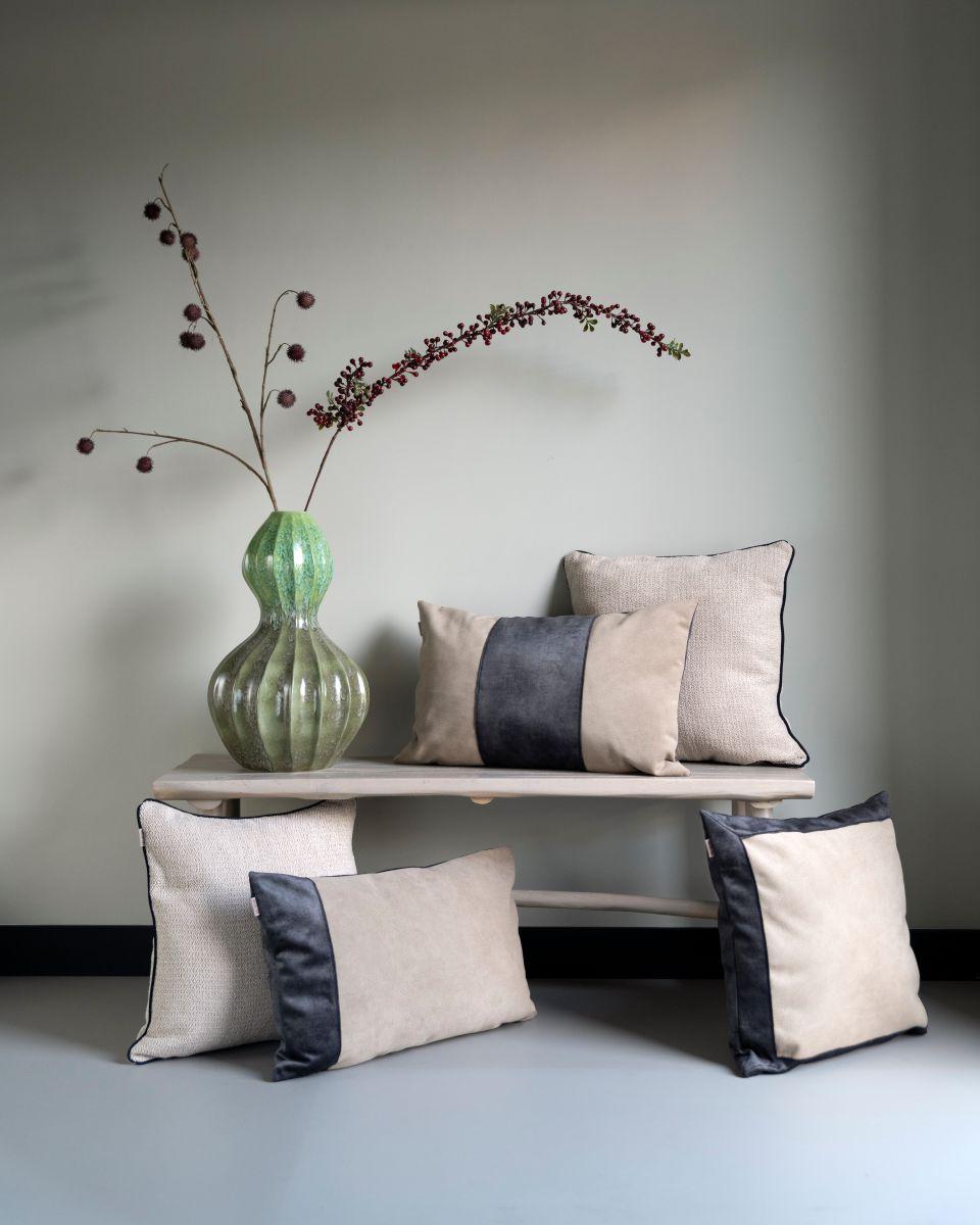 Knit Factory Flint Kussen Beige - 50x50