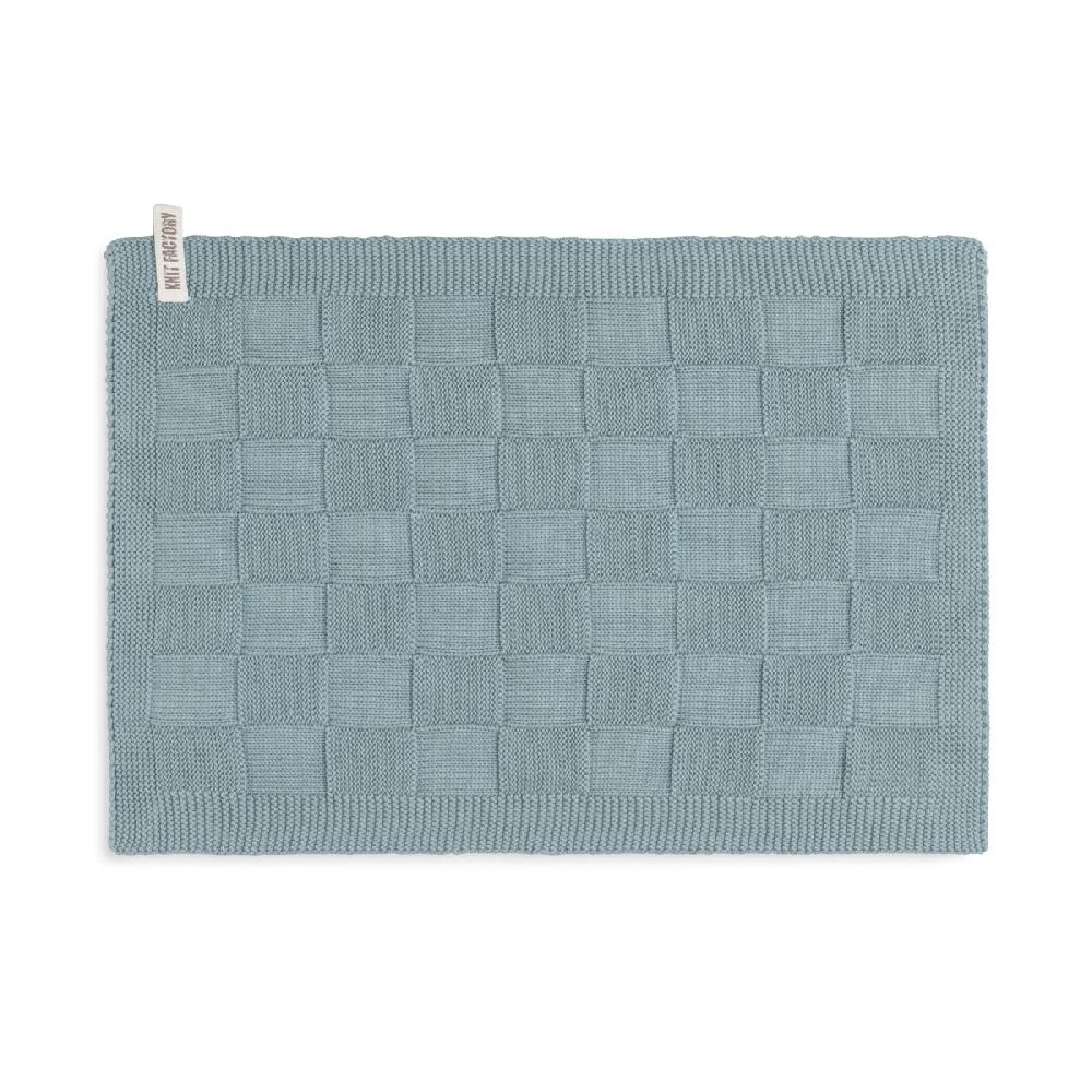 knit factory Gastendoek Ivy Stone Green