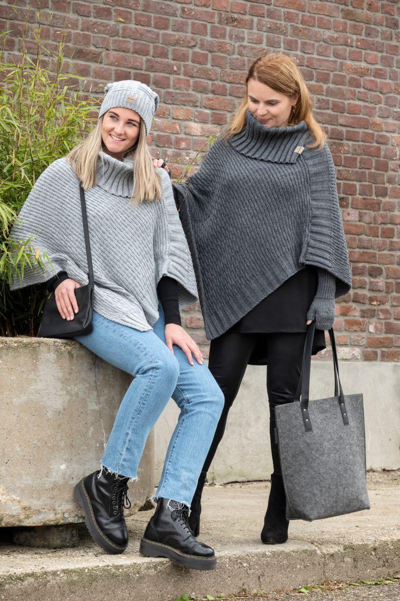 Knit Factory Gwen Handtas Antraciet
