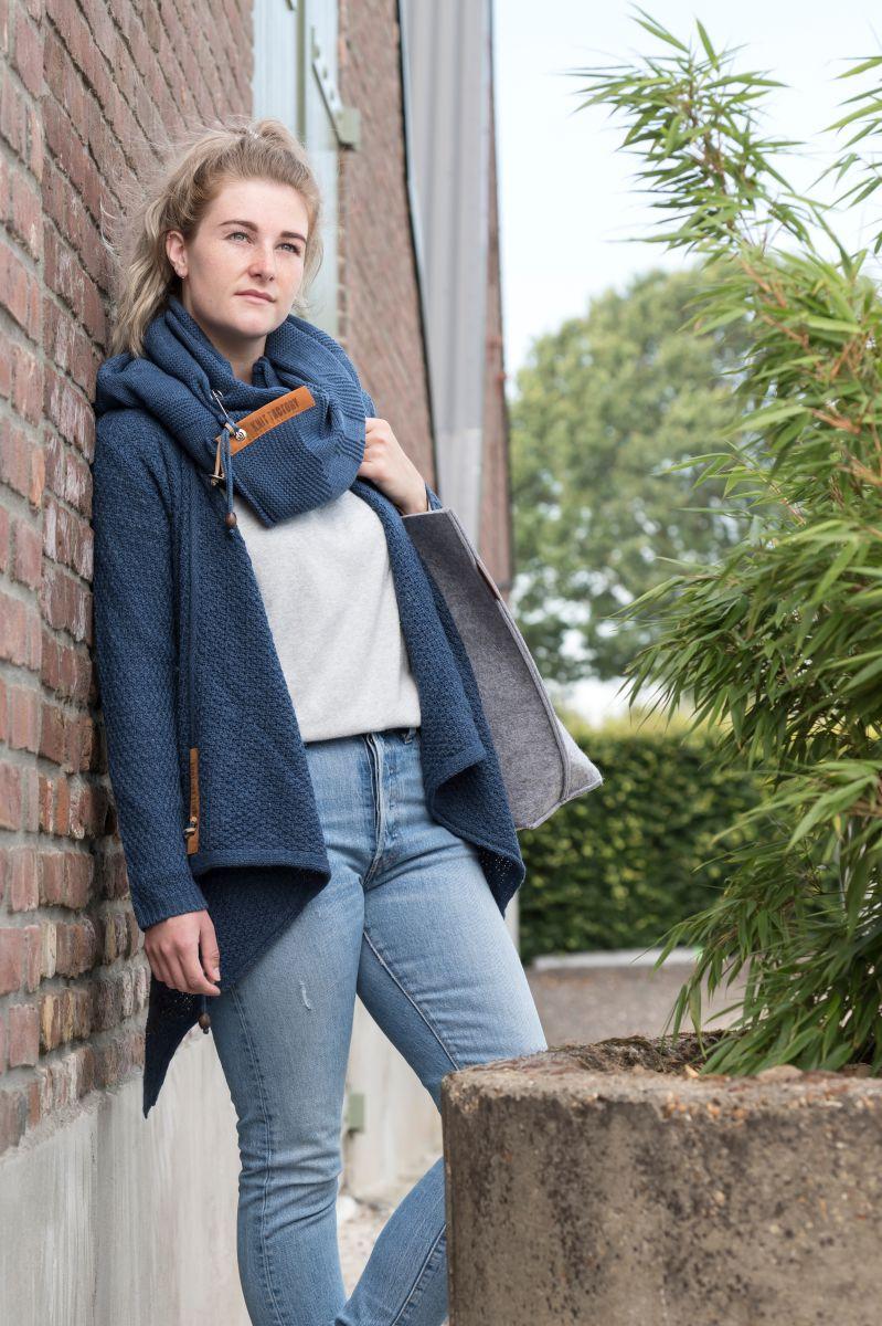 Knit Factory Gwen Handtas Licht Grijs