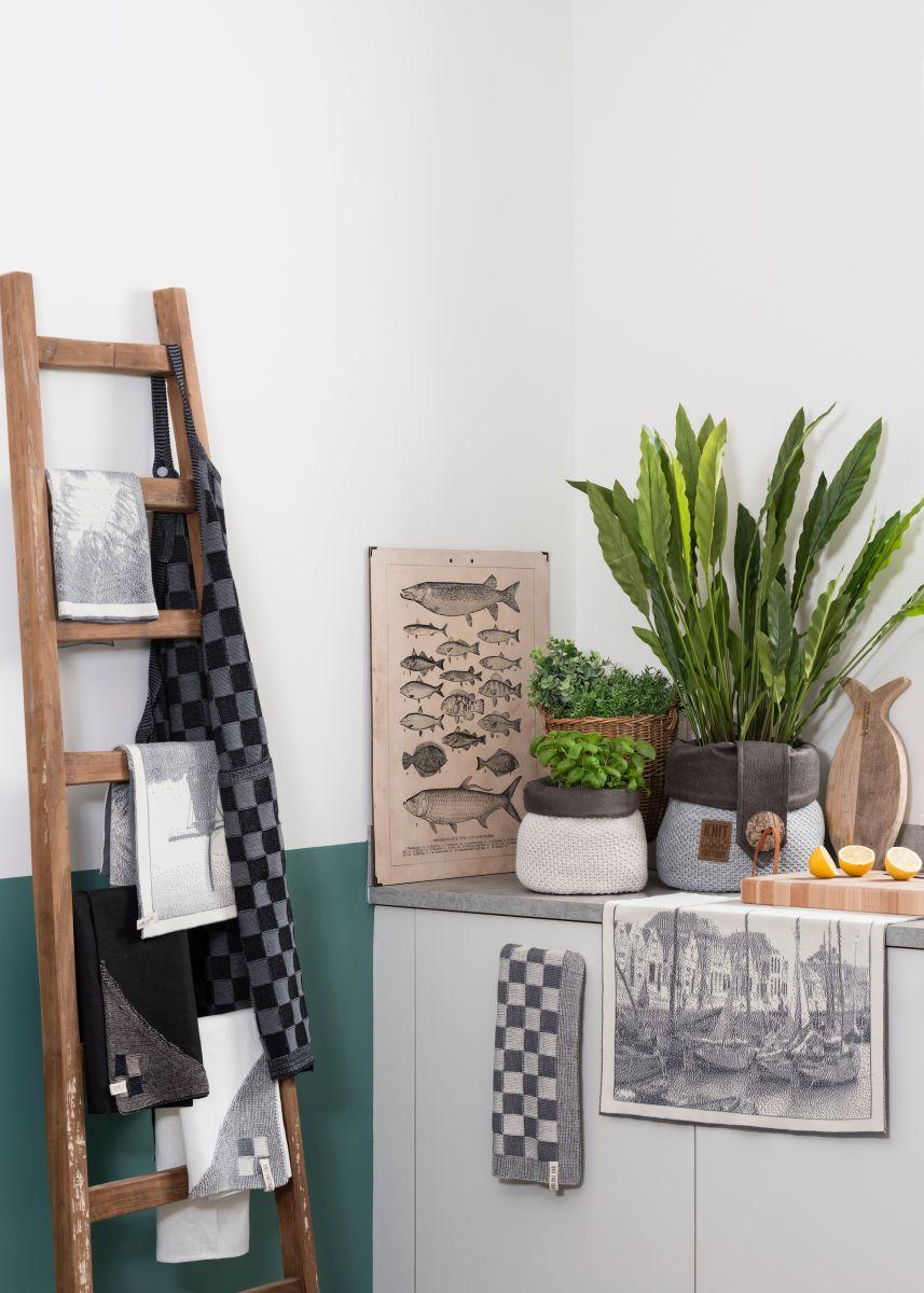 Knit Factory Haven Keukendoek Ecru/Linnen