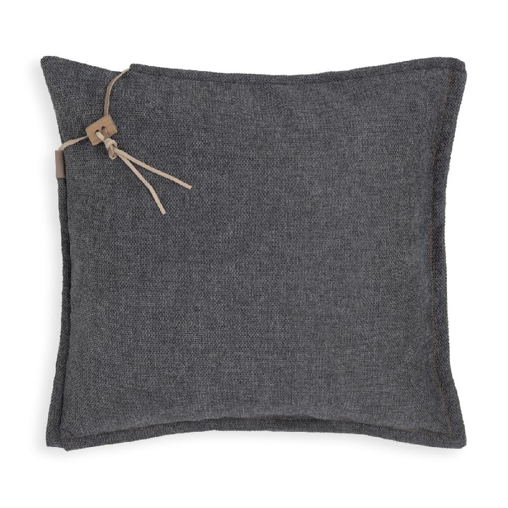 knit factory Imre Kussen Antraciet - 50x50