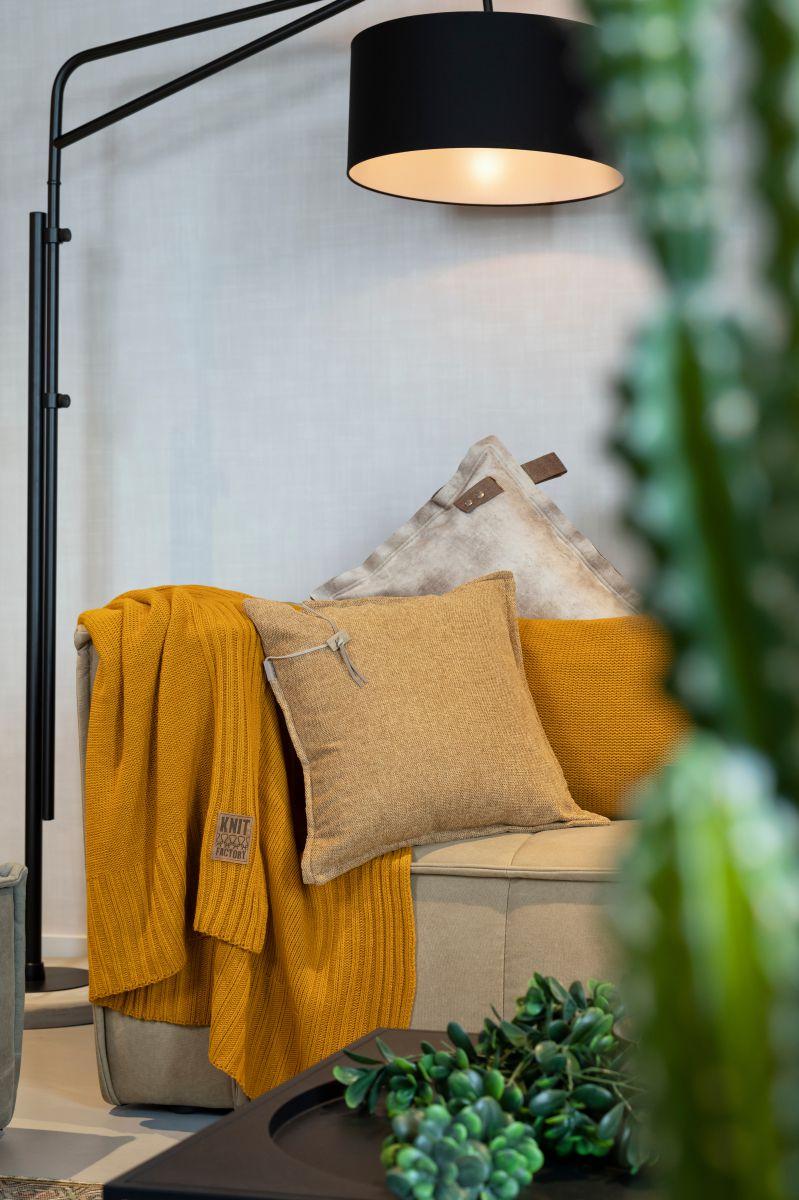 Knit Factory Imre Kussen Antraciet - 60x40