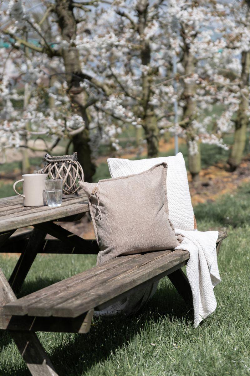 Knit Factory Imre Kussen Beige - 50x50