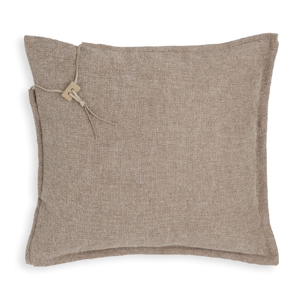 knit factory Imre Kussen Beige - 50x50