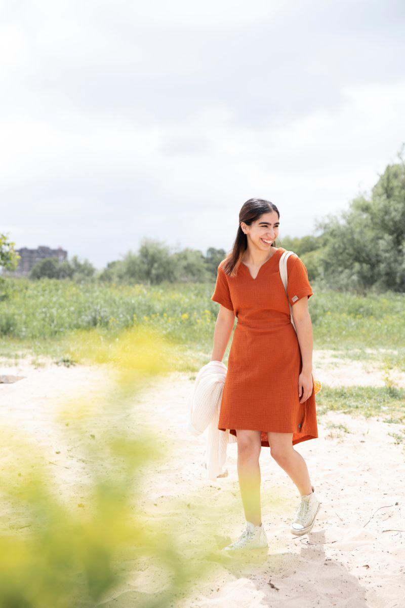 Knit Factory Indy Jurk Terra - S