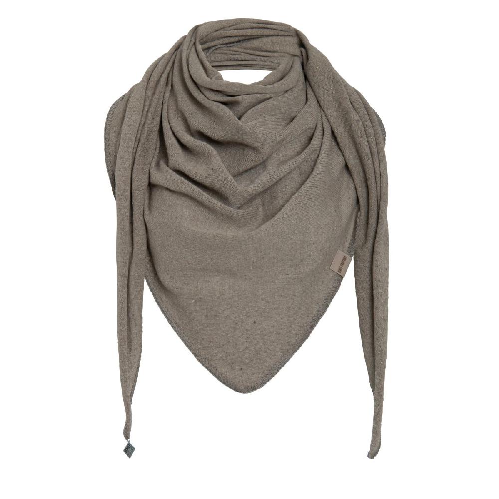 knit factory Iris Omslagdoek Taupe