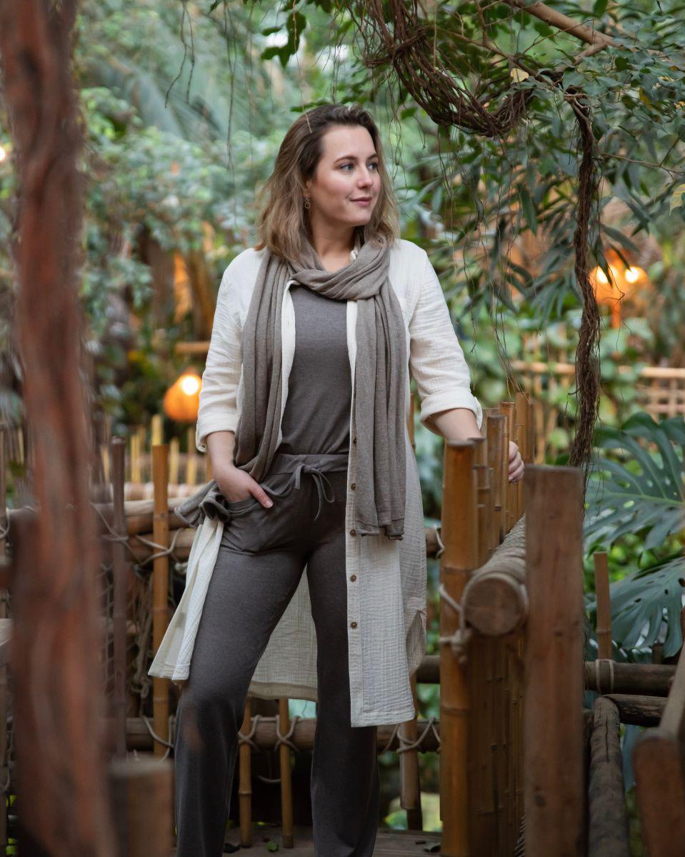 Knit Factory Iris Sjaal Taupe