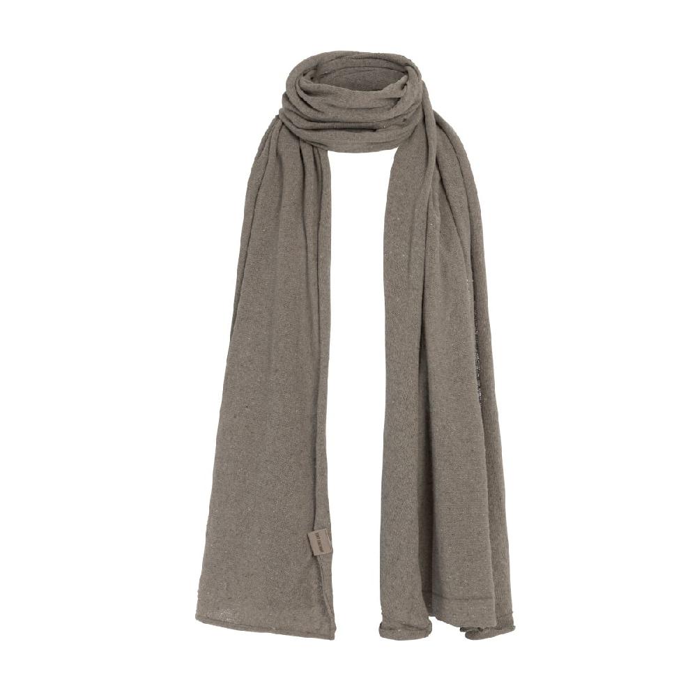 knit factory Iris Sjaal Taupe