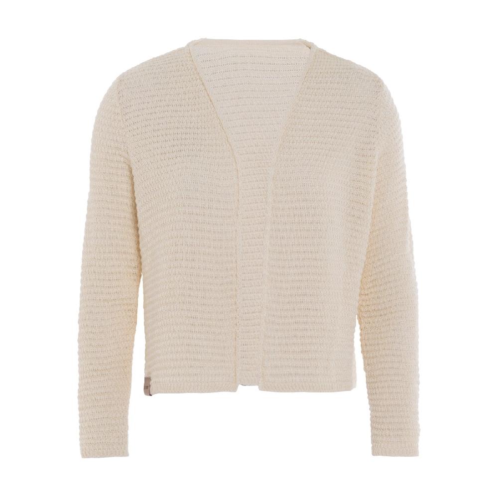 knit factory Isa Kort Gebreid Vest Beige - 36/38