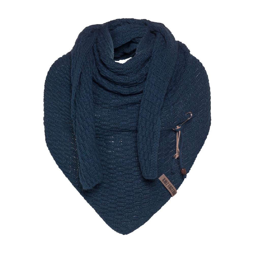 knit factory Jaida Omslagdoek Jeans