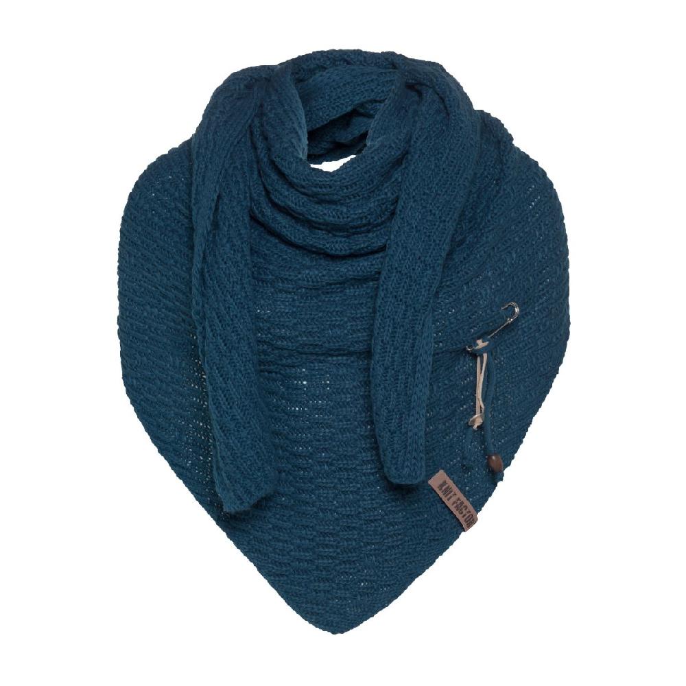 knit factory Jaida Omslagdoek Petrol