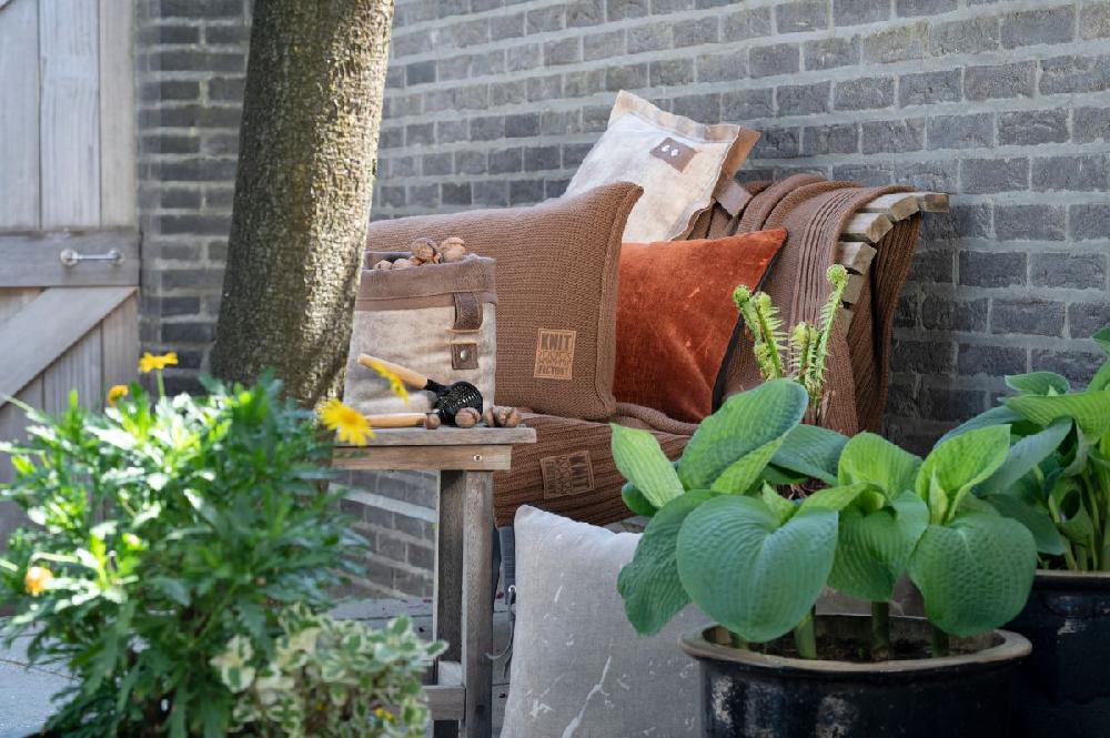 Knit Factory James Kussen Licht Grijs - 50x50